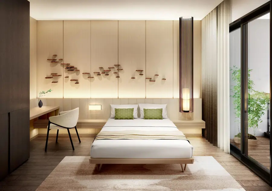 Children's bedroom with a study desk